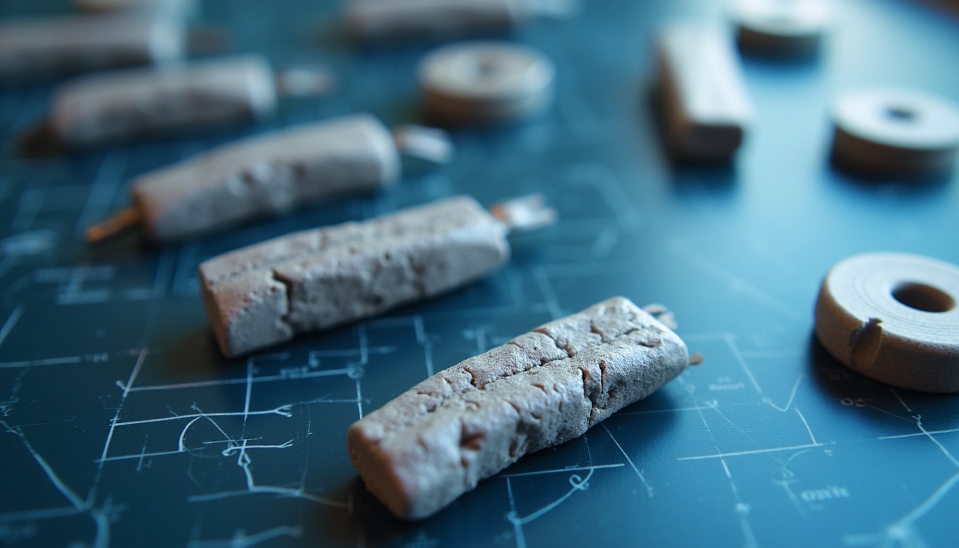 Diagramă stilizată a unui separator de grăsimi inteligent, cu elemente tehnologice futuriste, indicând eficiență